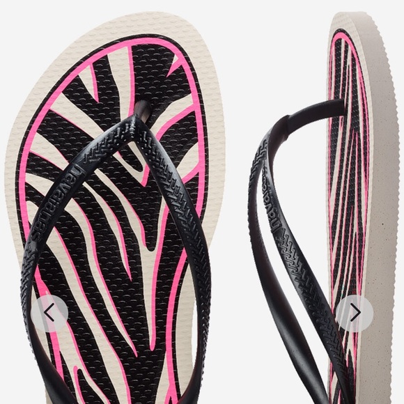 NWT Havaianas Slim Animal Sandals🩴 👙 🦓 - Picture 4 of 6